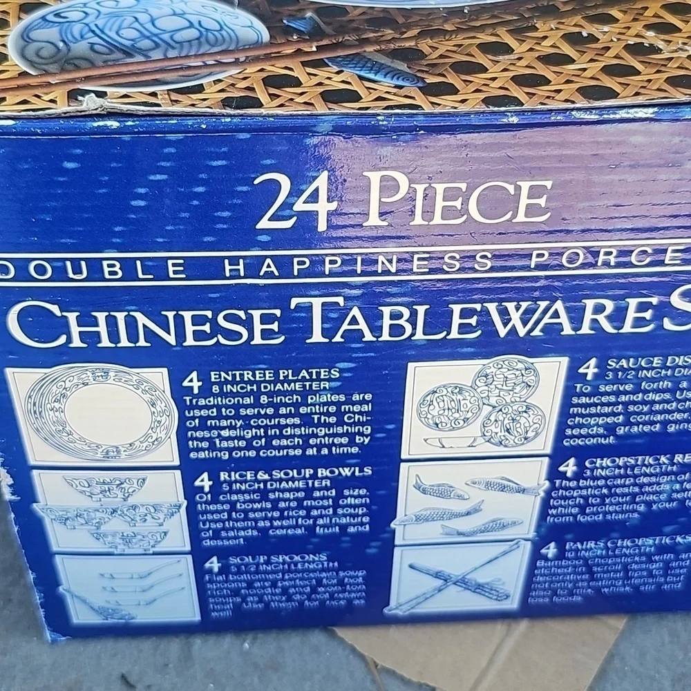 Canton Express Chinese Table Ware Set NWT